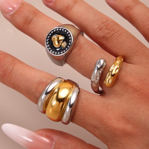 Anello sigillo cuore sacro - anello, in
