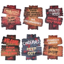 6pcs Halloween Yard Signs