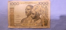 AFRICA OCCIDENTALE FRANCESE - BANCONOTA DA 1000 FRANCHI