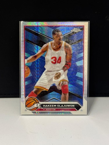 Topps chrome hakeem - chrome, olajuwon