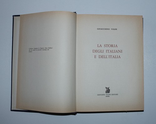 Gioacchino volpe la storia - gioacchino,