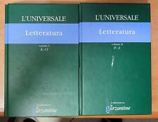 Enciclopedia LETTERATURA 2 volumi Le Garzantine L'universale