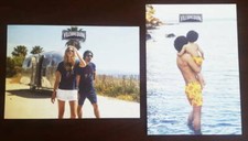 2 Cartoline VILEBREQUIN models costume boxer mare estate sole 