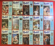 BASKET NEWS FORTITUDO PALLACANESTRO Lotto di 15 Riviste Ufficiali Annata 1995
