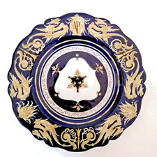 Piatto Pietro Melandri e Umberto Focaccia, ceramica Faenza