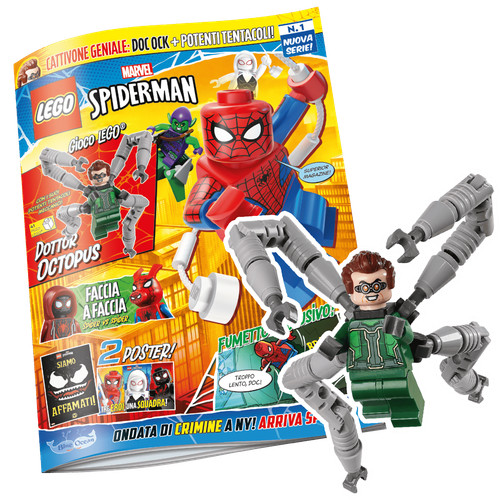 Lego spider man dottor - n.1,