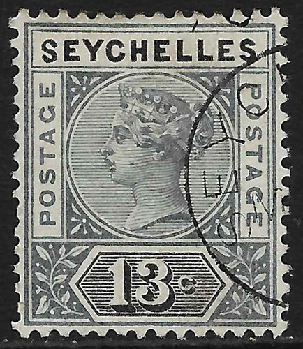 Seychelles 13c usato - sc,