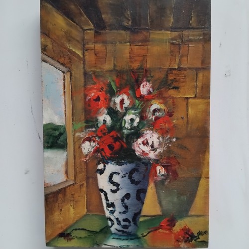 Quadro olio legno - olio,