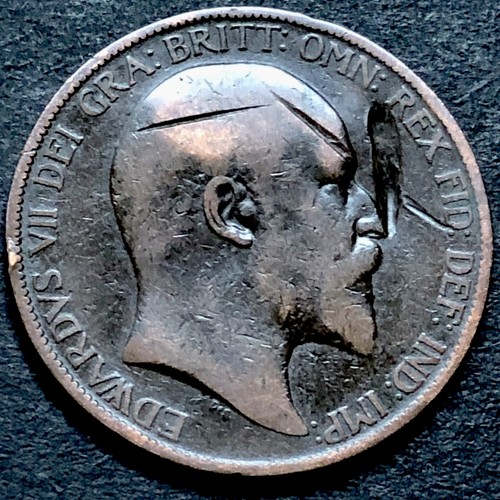 1902 penny coin - 1902, coin-1d