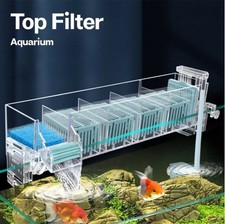 FILTRO ESTERNO DA BORDO VASCA PER ACQUARIO MAX 50/60LT -  CON EFFETTO CASCATA