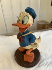 Paperino statuina legno - paperino,