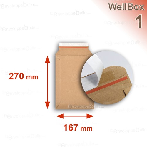 Enveloppes carton rigide - 10,