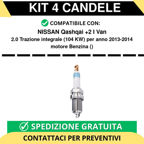 Kit candele per nissan - 4,