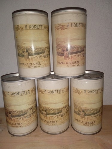 Birra poretti lattine - birra,