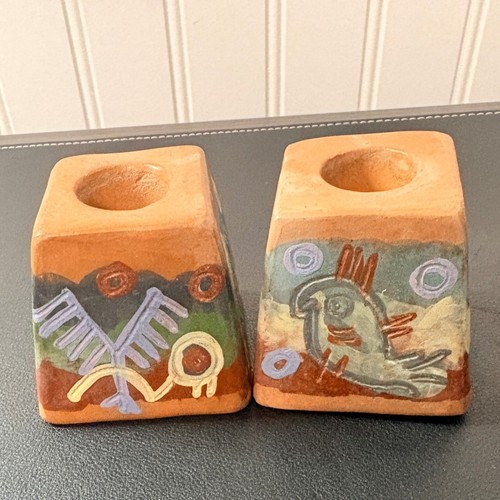 Set portacandele ceramica