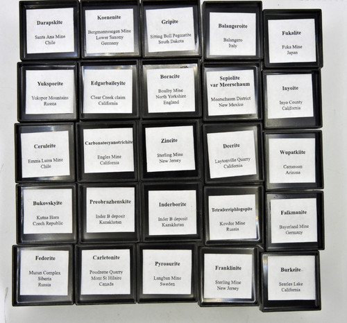 Collezione minerali - collezione,