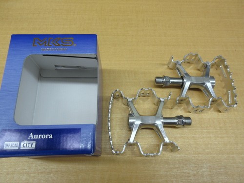 Pedali mks aurora silver nuovi - pedali,
