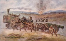 WW1 Postcard  Moving Up A 6