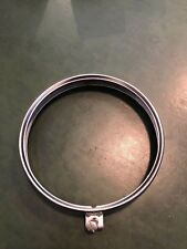 CORNICE GHIERA CROMATA CEV x FARO FANALE MOTO EPOCA CICLOMOTORE 123mm