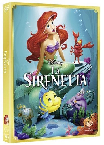 Sirenetta dvd disney - sirenetta,