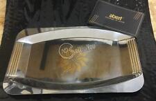 VASSOIO IN ACCIAIO INOX E ORO