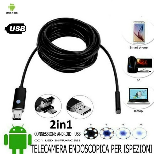 Endoscopio usb telecamera - usb,