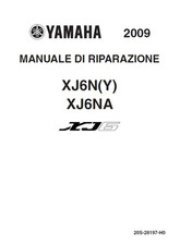 Manuale Officina Yamaha XJ6-N / XJ6-NA /  XJ6 - 2009- 2012 – PDF in ITALIANO