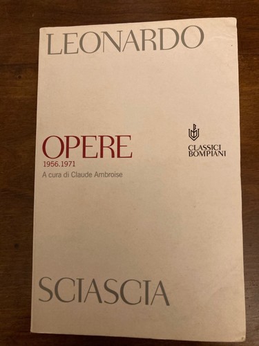 Leonardo sciascia opere - sciascia,
