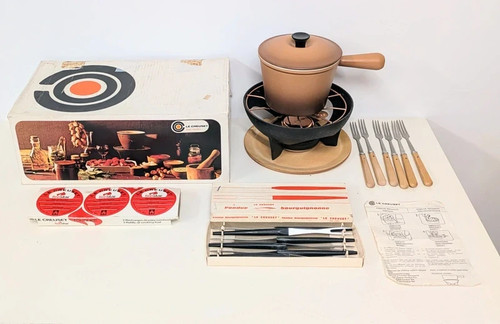 Service fondue - service, à