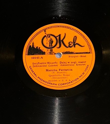 Okeh 10141 mazurka fantasica - okeh,