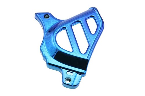 Copri pignone blu cromato - blu,
