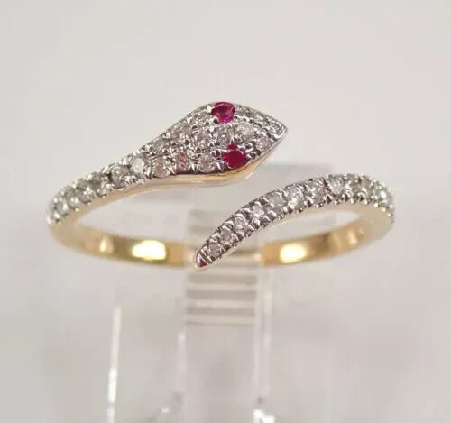 Anello serpente tondo con