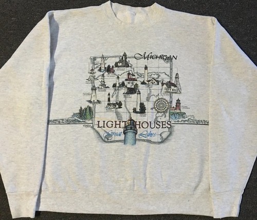 Felpa vintage anni - , michigan