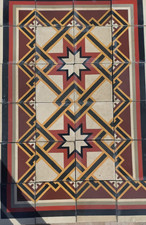 Cementine vecchie siciliane pavimento di recupero 12