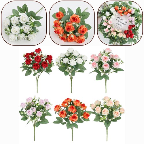 Fiori artificiali rose - rose, seta