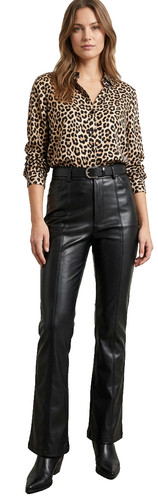 Zara pantaloni zampa con - pantaloni, a