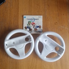 Mario Kart Wii gioco per Nintendo Wii con 2 Volanti Originali FUNZIONANTE