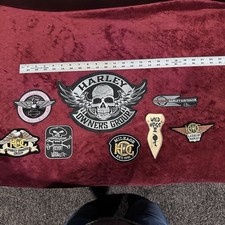Lotto di 8 toppe Harley