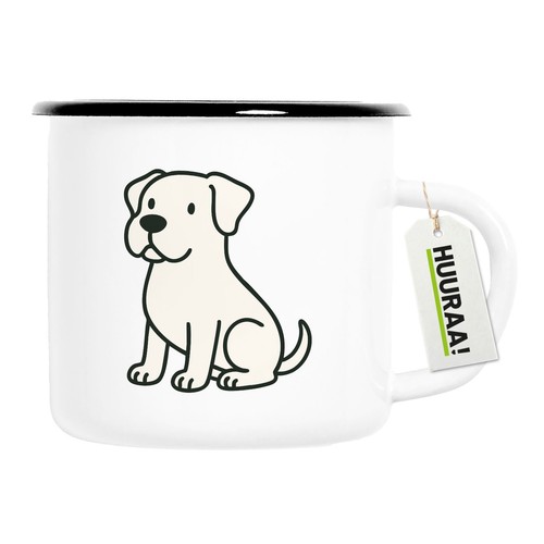 Tazza smaltata dogo - smaltata,