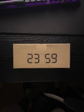 Orologio da parete digitale a LED 3D, con luce notturna, con USB, sveglia