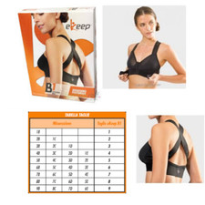 REGGISENO POSTURALE RADDRIZZASPALLE B1 POSTURAL BRA EKEEP DR.GIBAUD NERO