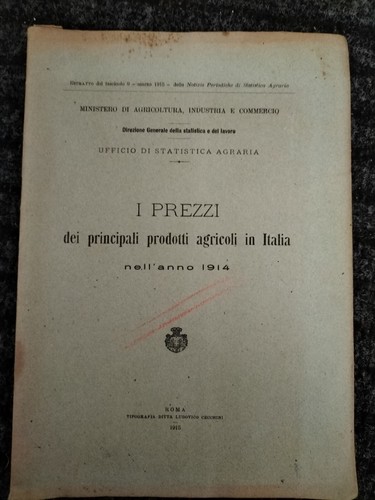 Agricoltura 1914 prezzi - agricoltura,
