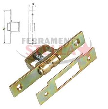 ARRESTO SERRATURA x PORTA A VENTO VA E VIENI in ACCIAIO TROPICALIZZATO a MOLLA 