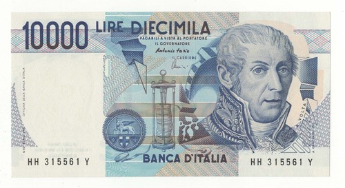 10000 lire volta decr 1984 - 10000,