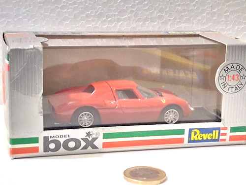 Model box revell 8434 ferrari - box,