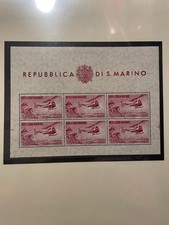 San Marino 1961 foglietto
