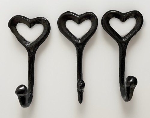 Set ganci parete cuore - ganci,