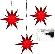 Set Di 3 Stelle Di Natale in