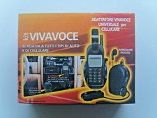KIT VIVAVOCE PER AUTO PER VECCHI CELLULARI COMPLETO DI ACCESSORI