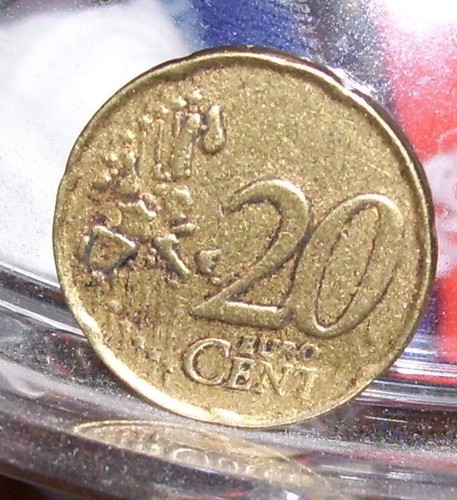 Moneta euro 20 - moneta, da